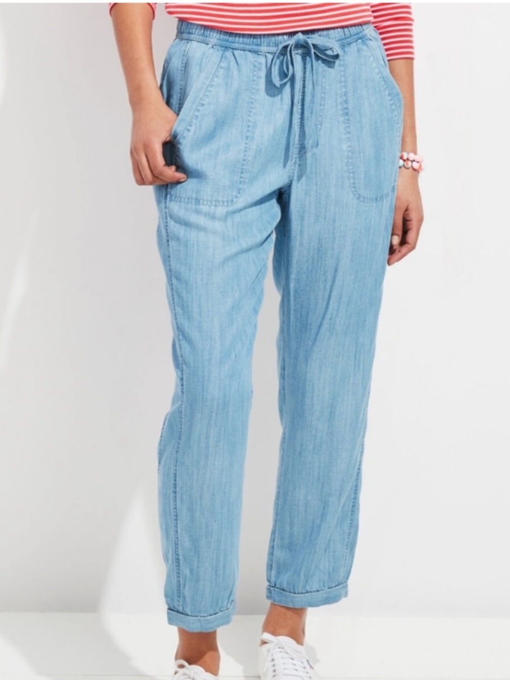 Vineyard Vines Chambray Joggers lightweight small